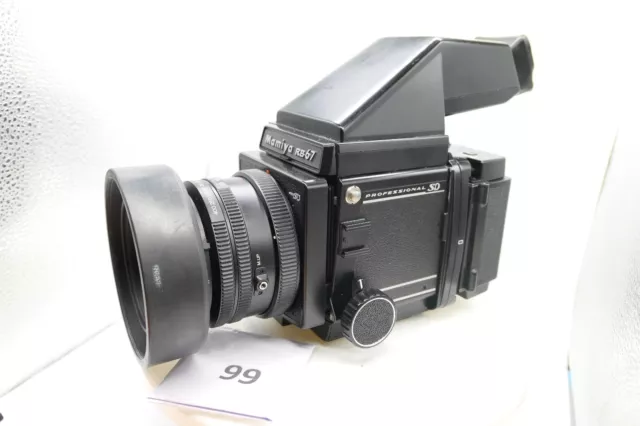 Mamiya RB67 Pro SD mit 127 mm K/L 3,5 Objektiv * NEUWERTIG verbesserter Preisfinder & Rückseite