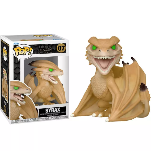 Funko Pop ! Game Of Thrones House Of The Dragon - Syrax (07) Drago Vinyl Figure