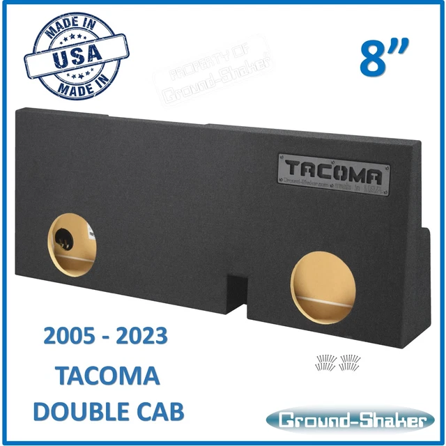 8& DUAL SUB Box Toyota DoubleCab 2012 8" Dual Sealed Sub Box