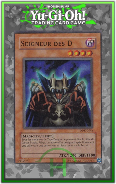 Carte Yu Gi Oh Seigneur Des D  VENDRE! - PicClick FR
