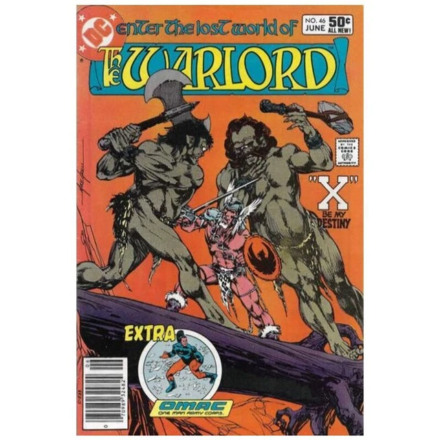 Warlord (1976 series) #46 Newsstand in Fine minus condition. DC comics [e{