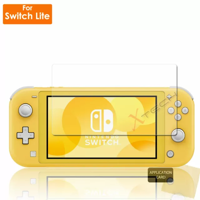 Clear LCD Screen Protector Guard Cover + Cloth for Nintendo Switch Lite Console