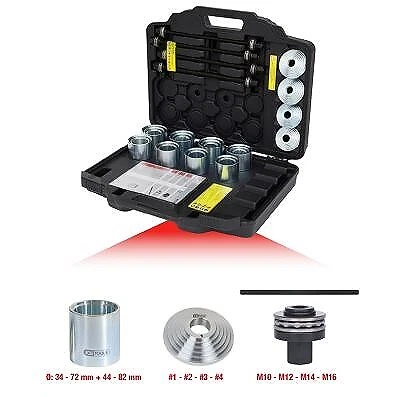 Juego de casquillos de impresión y tracción KS TOOLS, 36 piezas