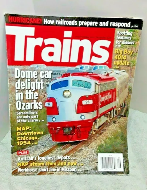 Trains Magazine of Railroading September 2018 Delight in the Ozarks train