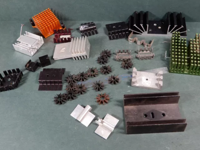 Huge Lot of Transistor and Other Heat Sinks Everything Shown