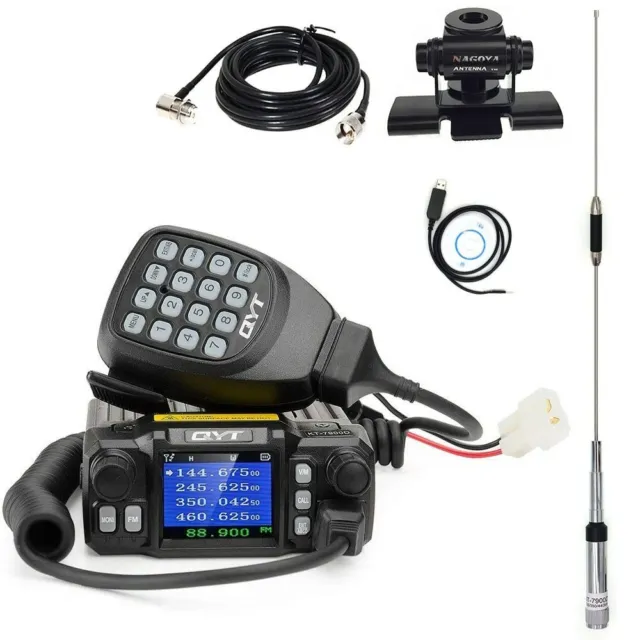 QYT KT-7900D Car Mobile Radio VHF UHF 200 Channels 5-50 km CB Transceiver radio