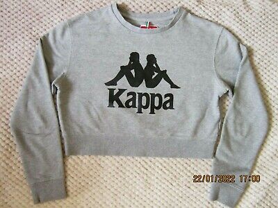 Girls "Kappa" Short Sweatshirt / Jumper   Size S  Age 14 -16 Yrs  Rare