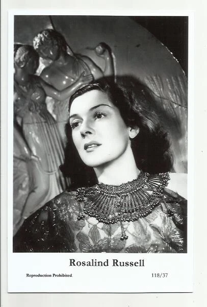 (B1) Rosalind Russell Swiftsure Photo Postcard (118/37) Filmstar Pin Up Glamor