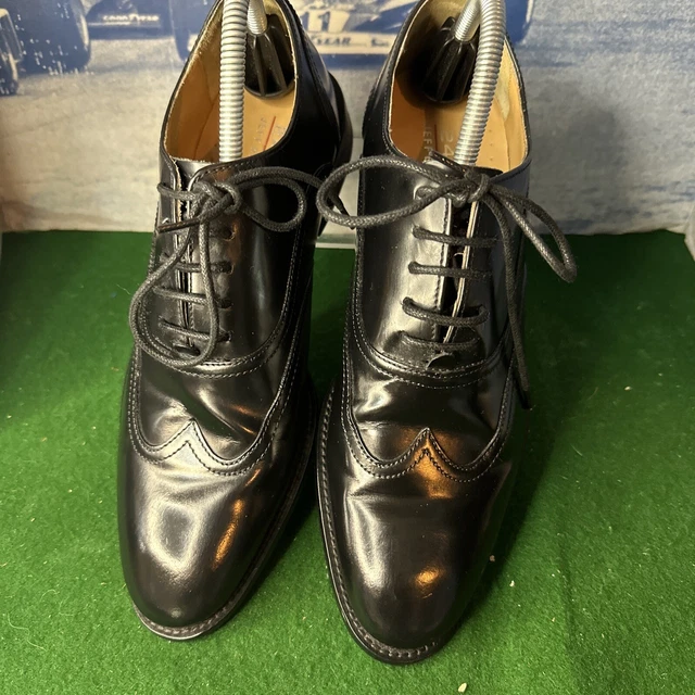 JEFF BANKS LONDON Men s Leather Shoes Dark Burgundy UK Size 7 Lace