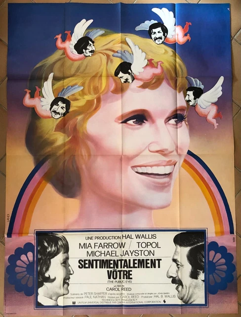 cinema-affiche originale- SENTIMENTALEMENT VOTRE - 120x160 - Landi - Mia Farrow