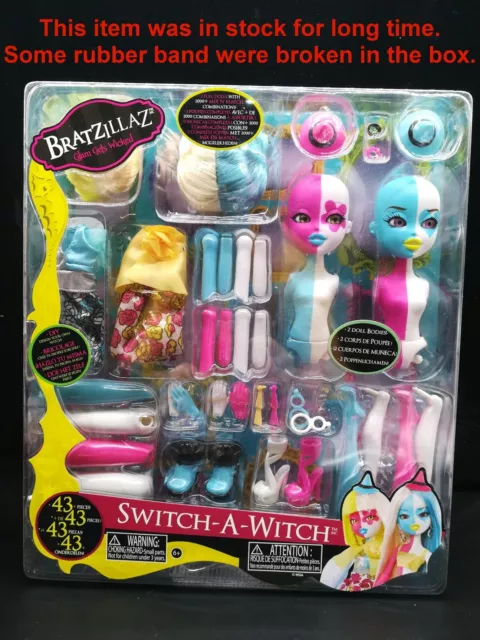 BRATZILLAZ GLAM GETS Wicked Switch-A-Witch Doll 43 Pieces Bratz Novelty  Gift £40.78 - PicClick UK