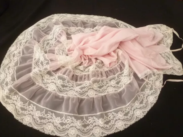 jolie combinaison & fond de robe vintage jolie dentelle T38/40   ref ROE33