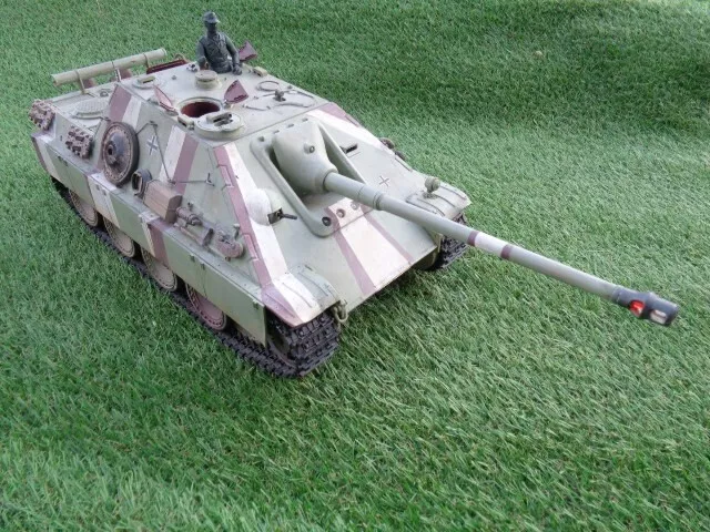 RC Panzer Jagdpanther 1:16 Heng Long Rauch Sound + Rohrrückzug Metallgetriebe