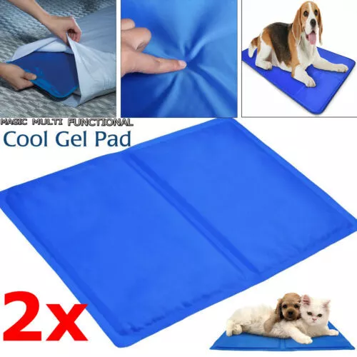 MAGIC COOLING GEL Pad Cool Mat For Dog Pet Home Pillow Cushion Yoga Bed ...