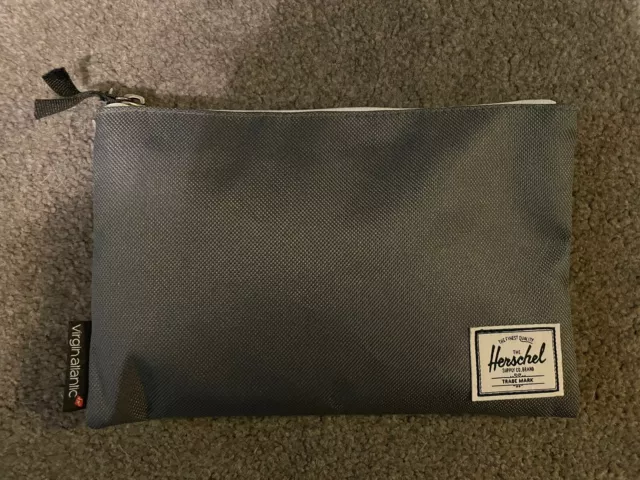 Virgin Atlantic Premium Economy Herschel Amenity Kit New Unopened Grey