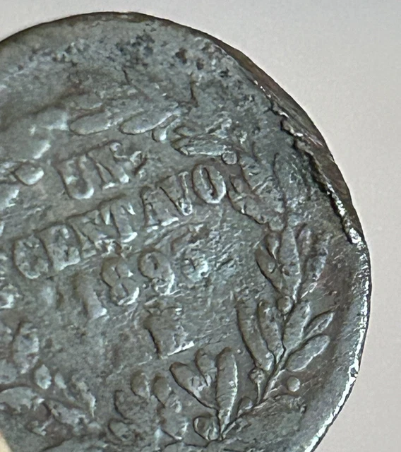 **1893 Un Centavo Republica Mexicana**