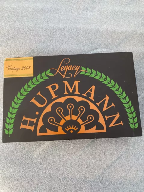Genuine Legacy H. Upmann Collectible Brown Wood Churchill Cigar Box Only