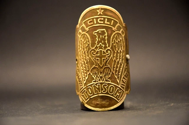 Badge Frontal (fregio) Legnano Eroica Pour Vélo Vintage - État Neuf NOS - Fabriqué En Italie