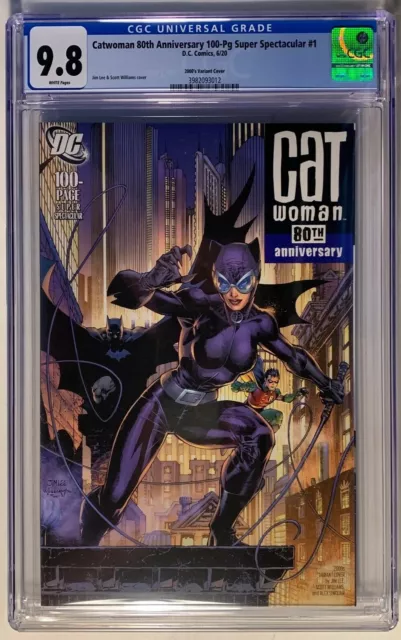 CATWOMAN 80th ANNIVERSARY 100-PAGE SPECTACULAR CGC 9.8 NM/M 2000's JIM LEE-c