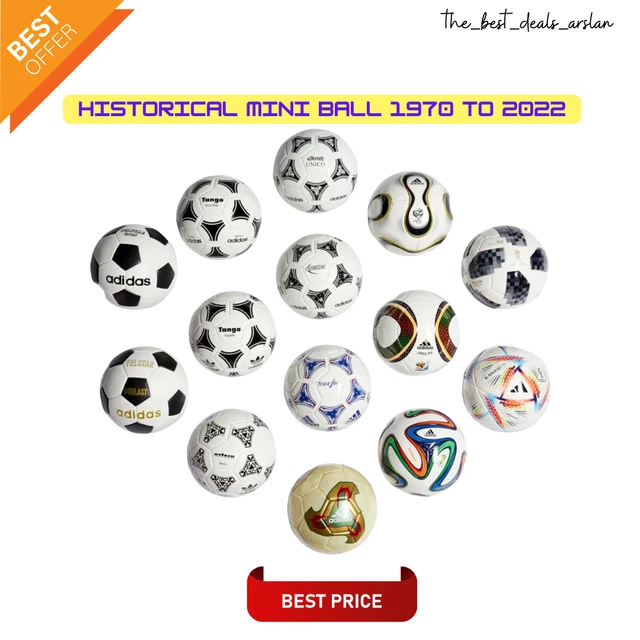 Adidas World Cup Historical Mini Ball Set 1970-2022 – Classic