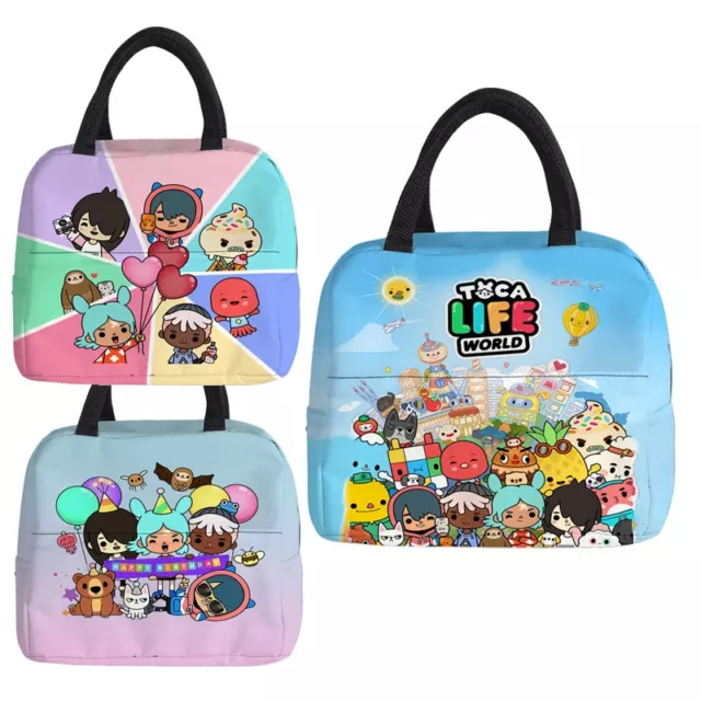 Toca Life World Cooler Lunch Box  Insulated Thermal Food Picnic Lunch Bag