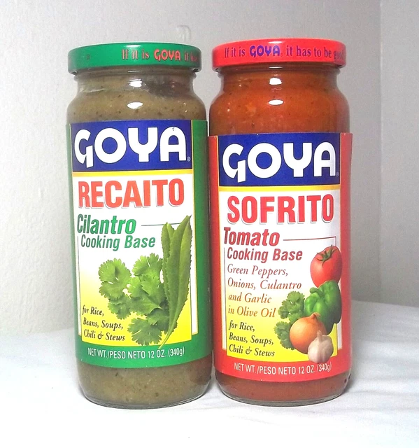 GOYA RECAITO SOFRITO Spice Cilantro Bouillon Puerto Rico Spanish Meal