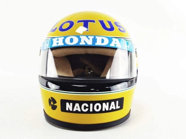 AYRTON SENNA 1987 Helmet 1/2 Scale Official Ayrton Senna Replica Model