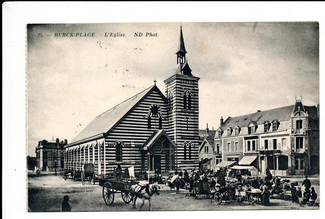 C13989 - Une Carte Postale Ancienne - BERCK-PLAGE - L'église