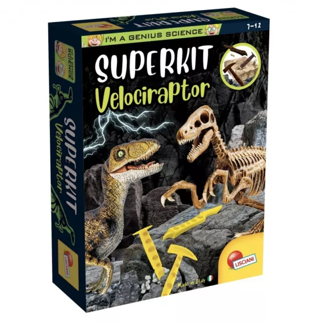 LISCIANI I'm A Genius Superkit Velociraptor - Science game - italian version