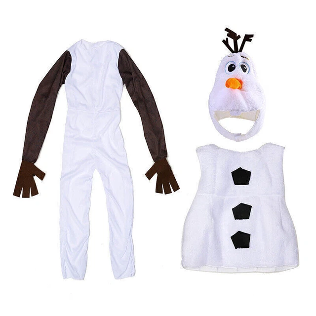 Schneemann Overall Kinder - Kuscheliger Fleece Strampler Mit Schal Für Jungen