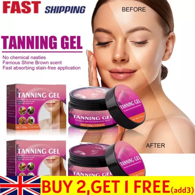 2024 New Tanning Cream Accelerator Sunbed Tanning Lontion Outdoor 100ml