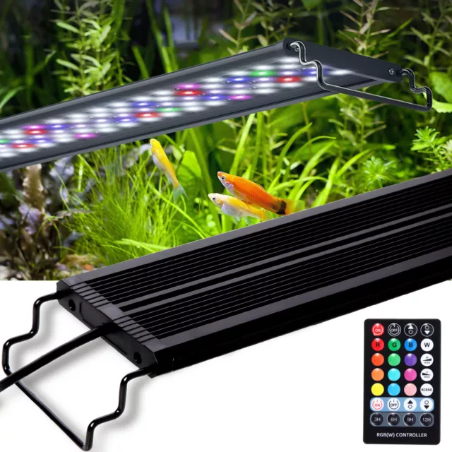 120-140cm Aquarium Light Lighting Full Spectrum Aqua Plant Fish Tank LED Lamp