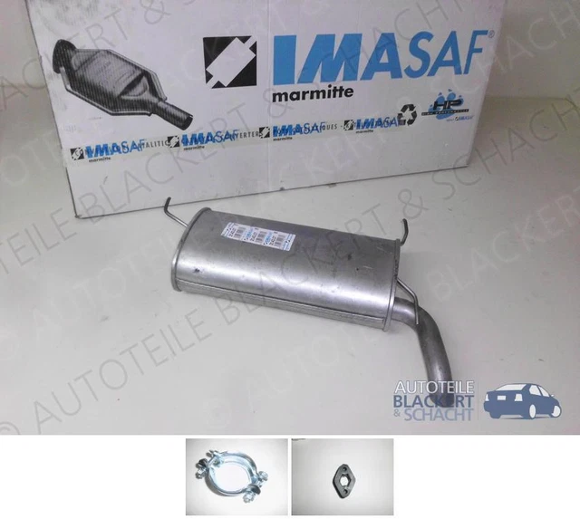 Endschalldämpfer Für Citroen C1 Aygo 1.0i - Auspuff Endtopf Ersatz