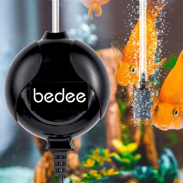 Bedee Air Pump, Aquarium Air Pump Fish Tank Air Pump Oxygen Supply Silent Mini