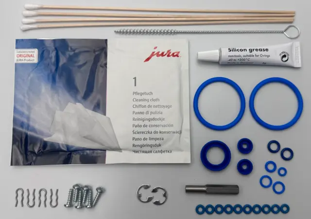Jura - Premium XXL Service Kit Spare Parts with Oval Head Key | 12885