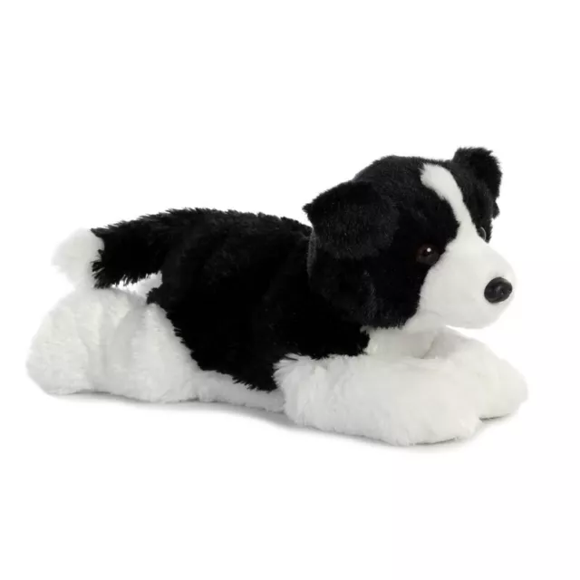 New Aurora 12" Flopsies Plush Border Collie Dog Cuddly Soft Toy Sheepdog Teddy