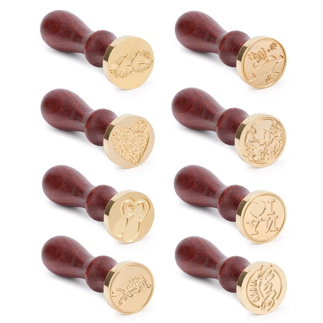 DIY Love Theme Scrapbooking Envelope Album Sealing Wax Stamp Vintage Seal Stamp