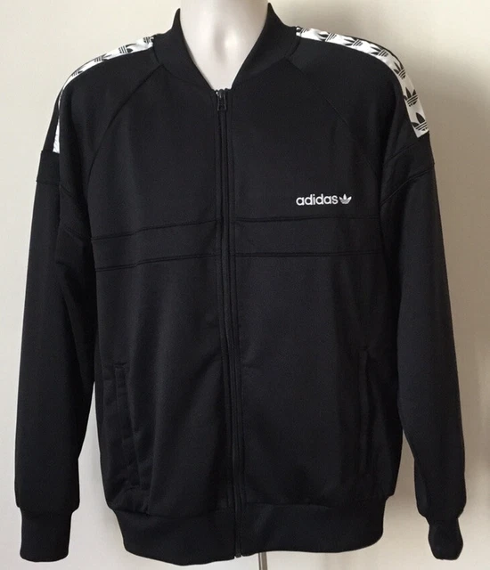 Giacca da ginnastica Adidas Originals uomo con nastro nero taglia L Firebird