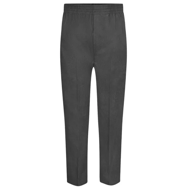 Brand New Zeco BT3046 Full Elastic Pull Up Trousers in Grey