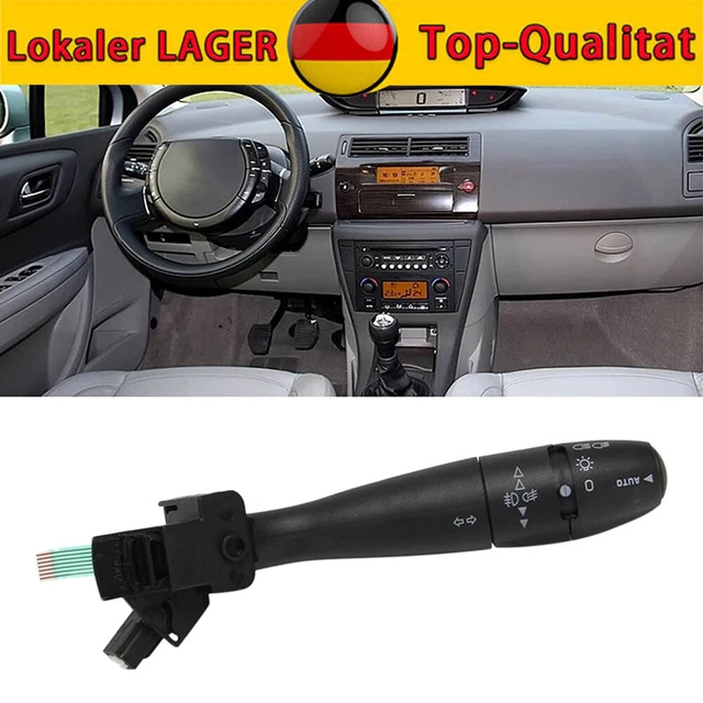 LENKSTOCKSCHALTER BLINKERSCHALTER Für PEUGEOT 206 307 406 407 CITROEN C5 C4 C3