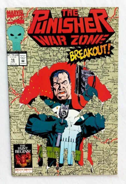 Punisher War Zone #16 - "Psychoville" Story Conclusion 1993 Marvel Comics
