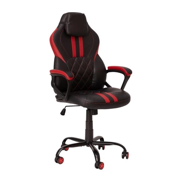 Ergonomic Office Computer Chair - Adjustable Black And Red Designer Gaming Chair