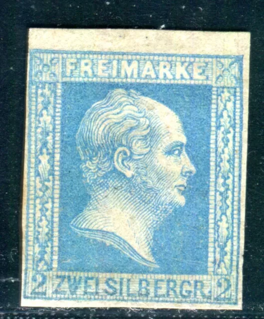 PREUSSEN 1857 7b ungummiert verbessert  SELTEN UNGEBRAUCHTE BRIEFMARKE (N1289