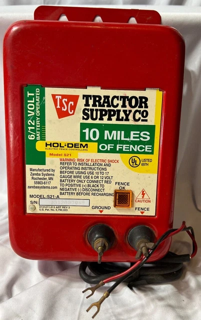 Zareba TSC Hol-Dem Electric Fence Controllers 100 Miles Of Fence NEW in box