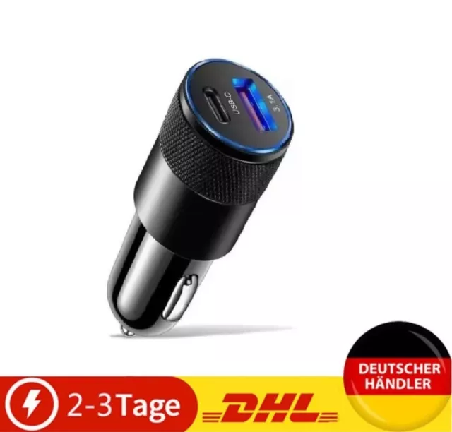 Auto Schnell Ladegerät USB-C Zigarettenanzünder