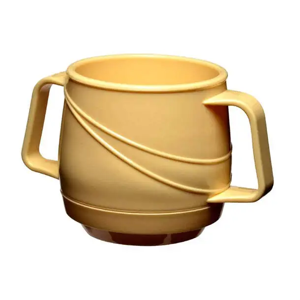 KH Moderne Bev Mug Insulated Double Handle 250ml Yellow (Box 24) PAS-FZ129