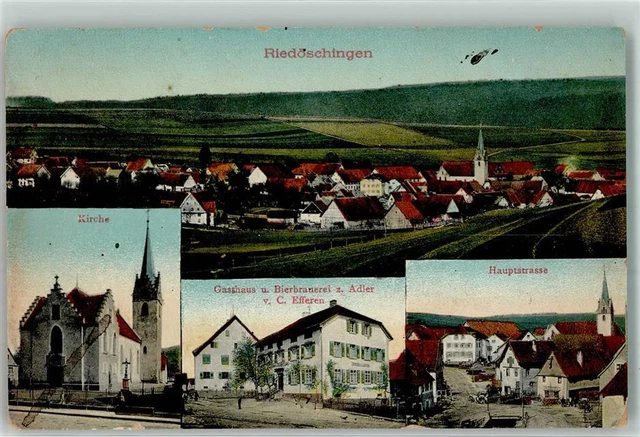 13521032 - 7712 Riedoeschingen Dorfkirche Hauptstrasse  Gasthaus-Brauerei zum