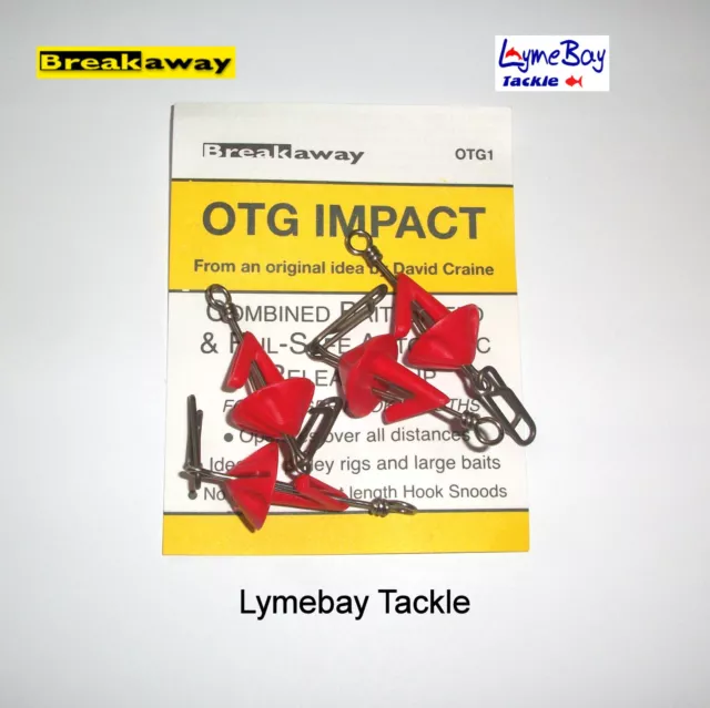 Breakaway OTG Impact (4 per packet), Off The Ground Release Clip, OTG Bait Clip