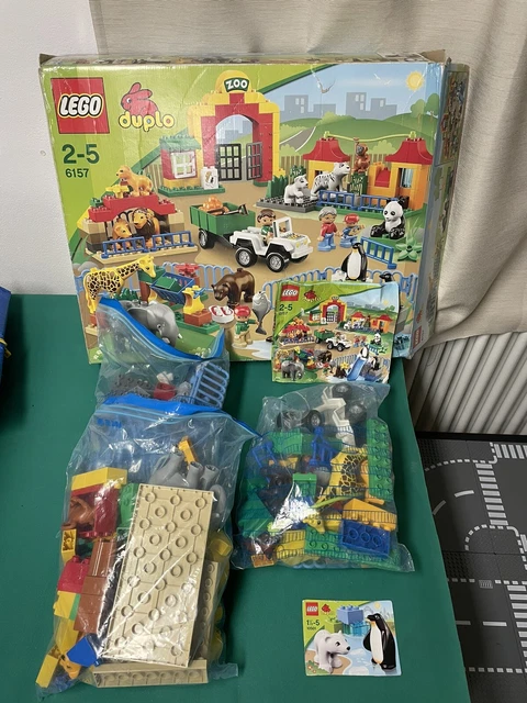 LEGO DUPLO SET 6157 BIG ZOO Grand 2012 10251 Orso E Pinguino
