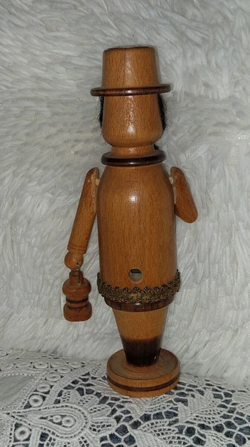 Sehr altes Räuchermännchen Nachtwächter Höhe 17,5 cm 2